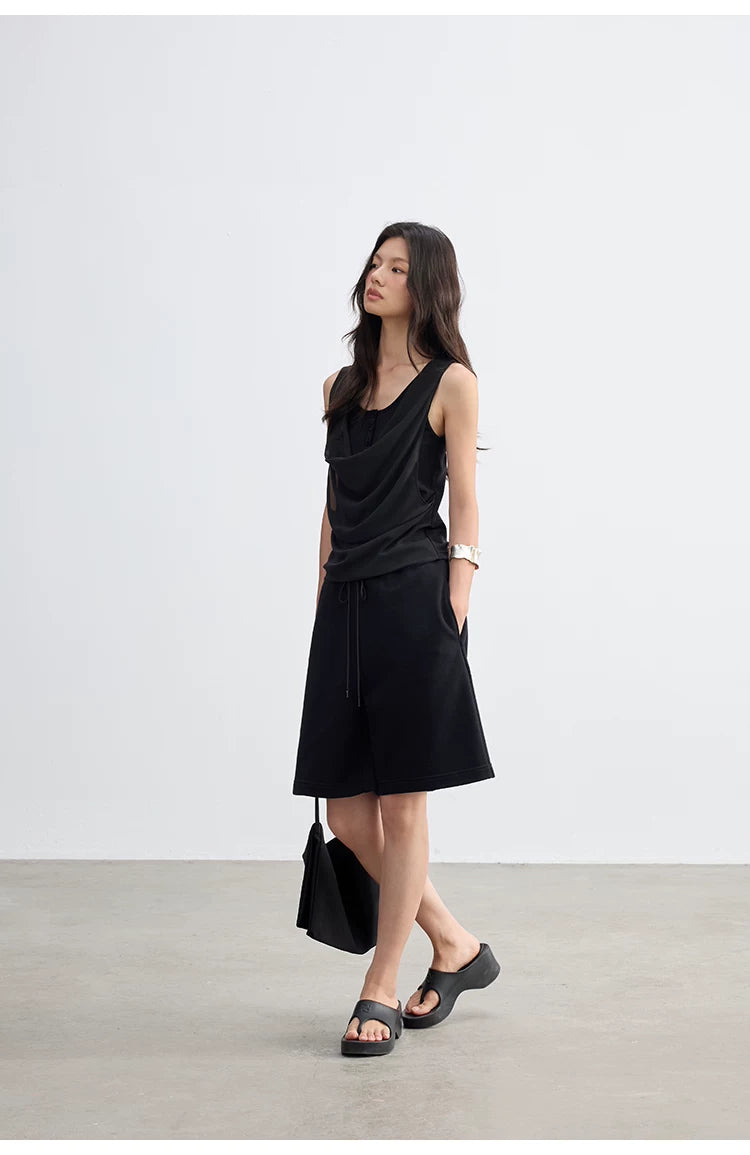 Cascade Drape Layered Tank