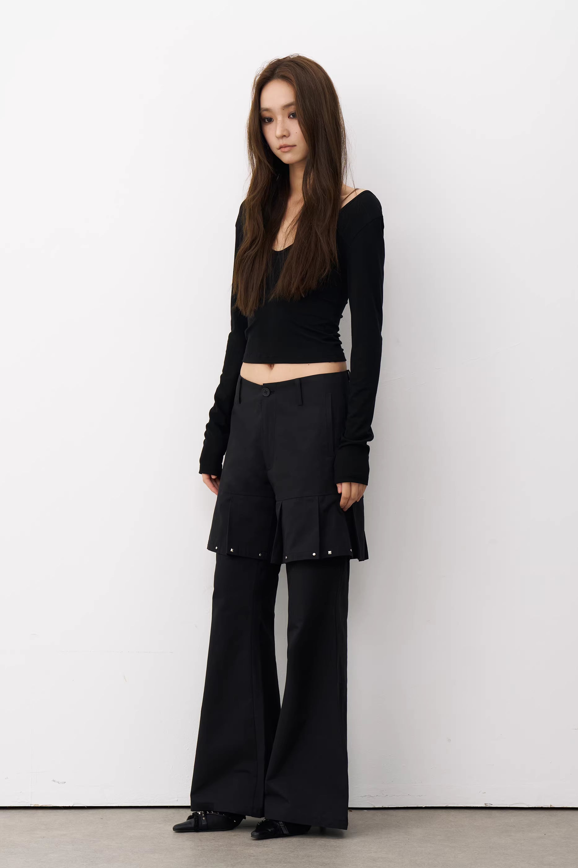 Kings Road Hybrid Flare Trousers