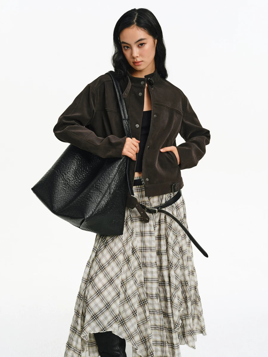 Strapline Cropped Jacket