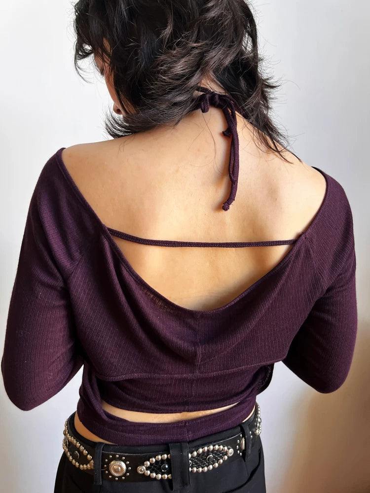 Modular Halter Cut-Out Top