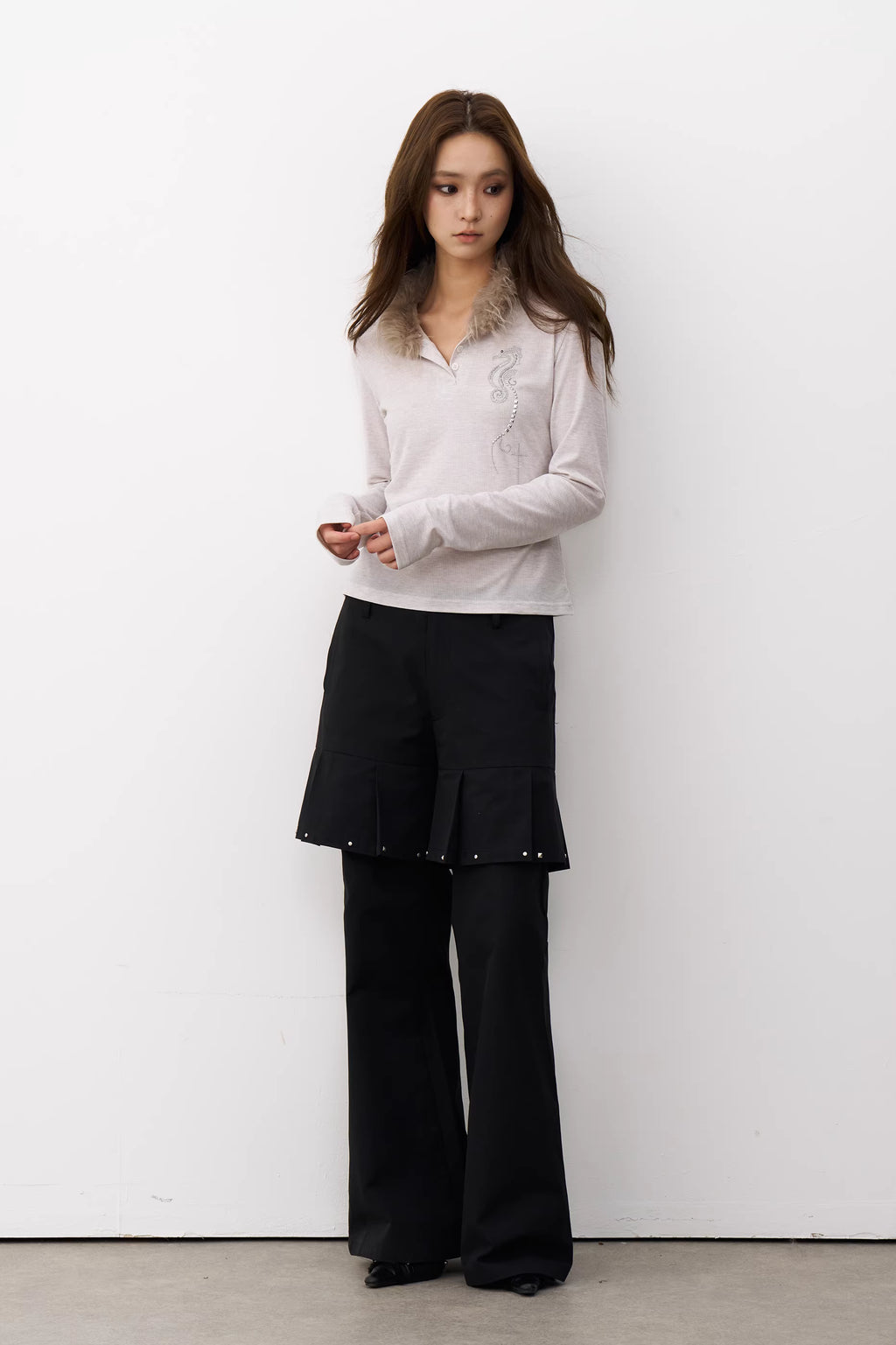 Kings Road Hybrid Flare Trousers