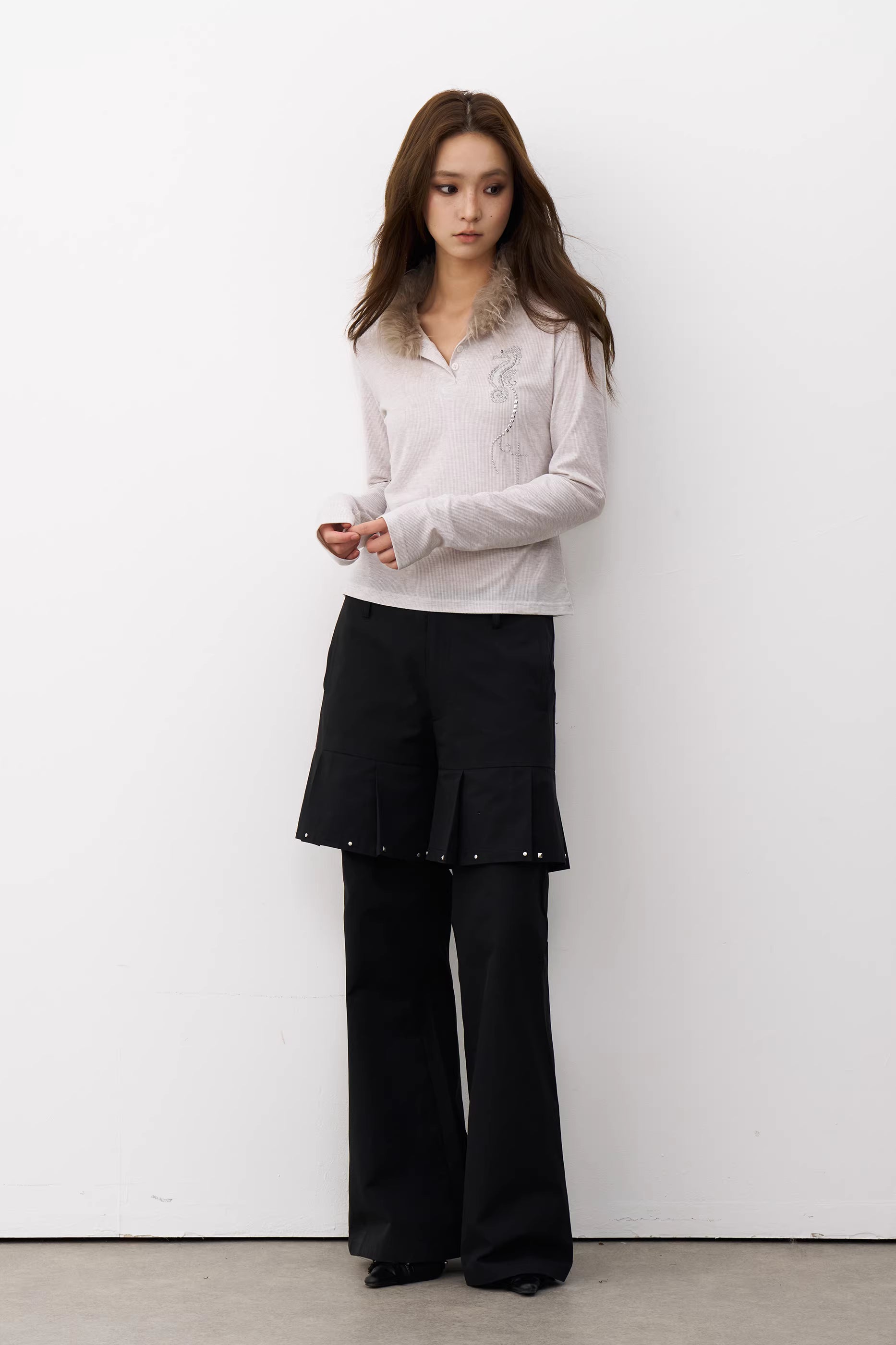 Kings Road Hybrid Flare Trousers