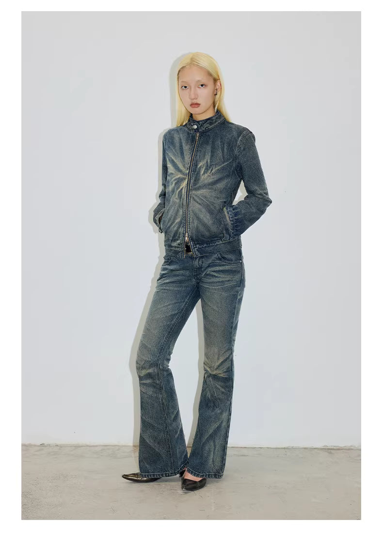 Indigo Star Wash Demin Jacket