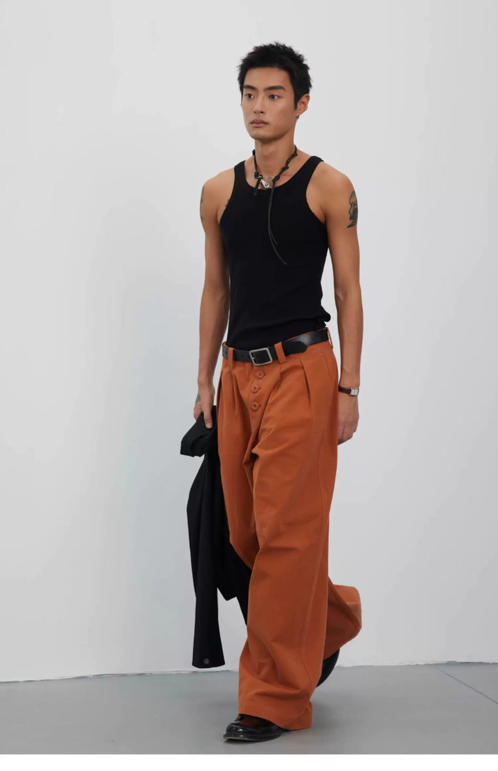 Laterite Pleated Trousers