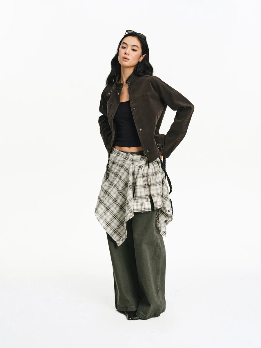 Strapline Cropped Jacket