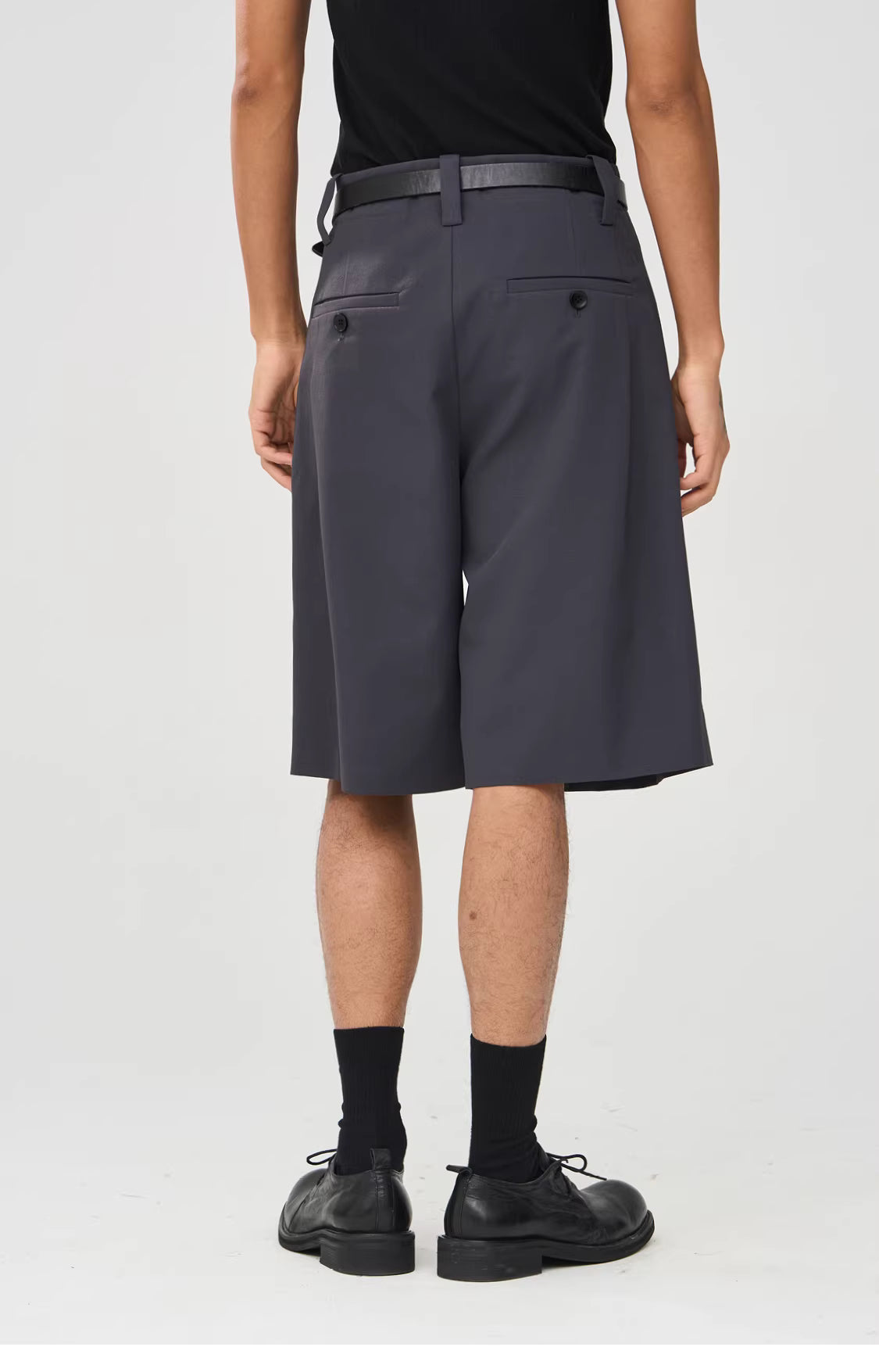 Interval Longline Pleated Suit Shorts