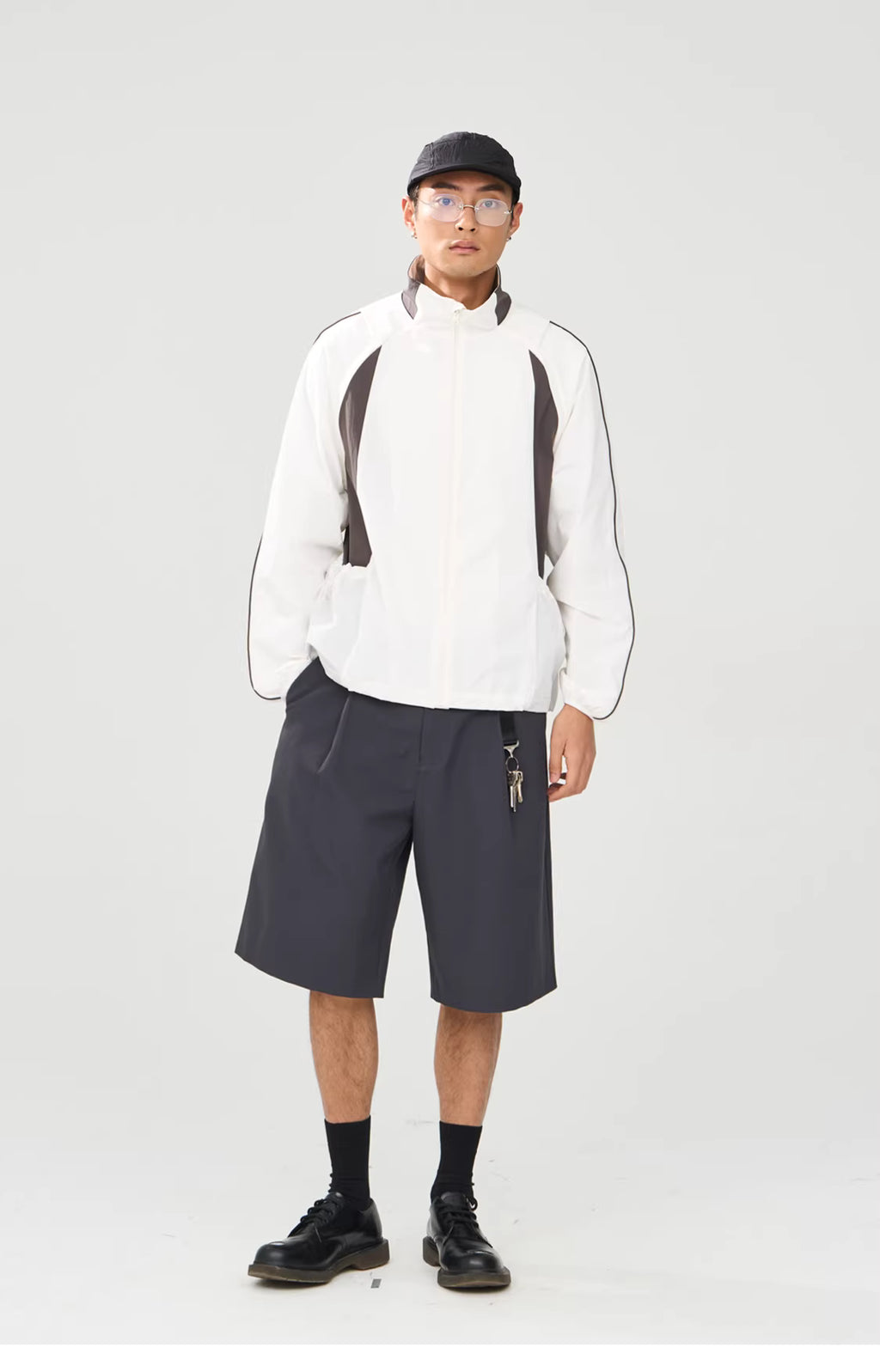 Interval Longline Pleated Suit Shorts