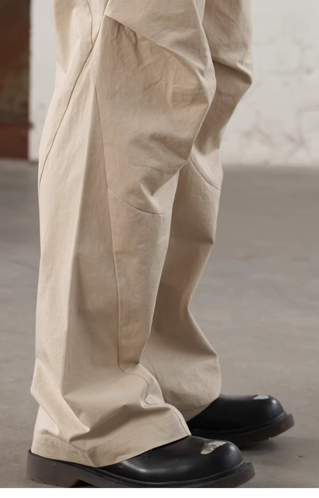 Spiral-Shell Geometric Trouser
