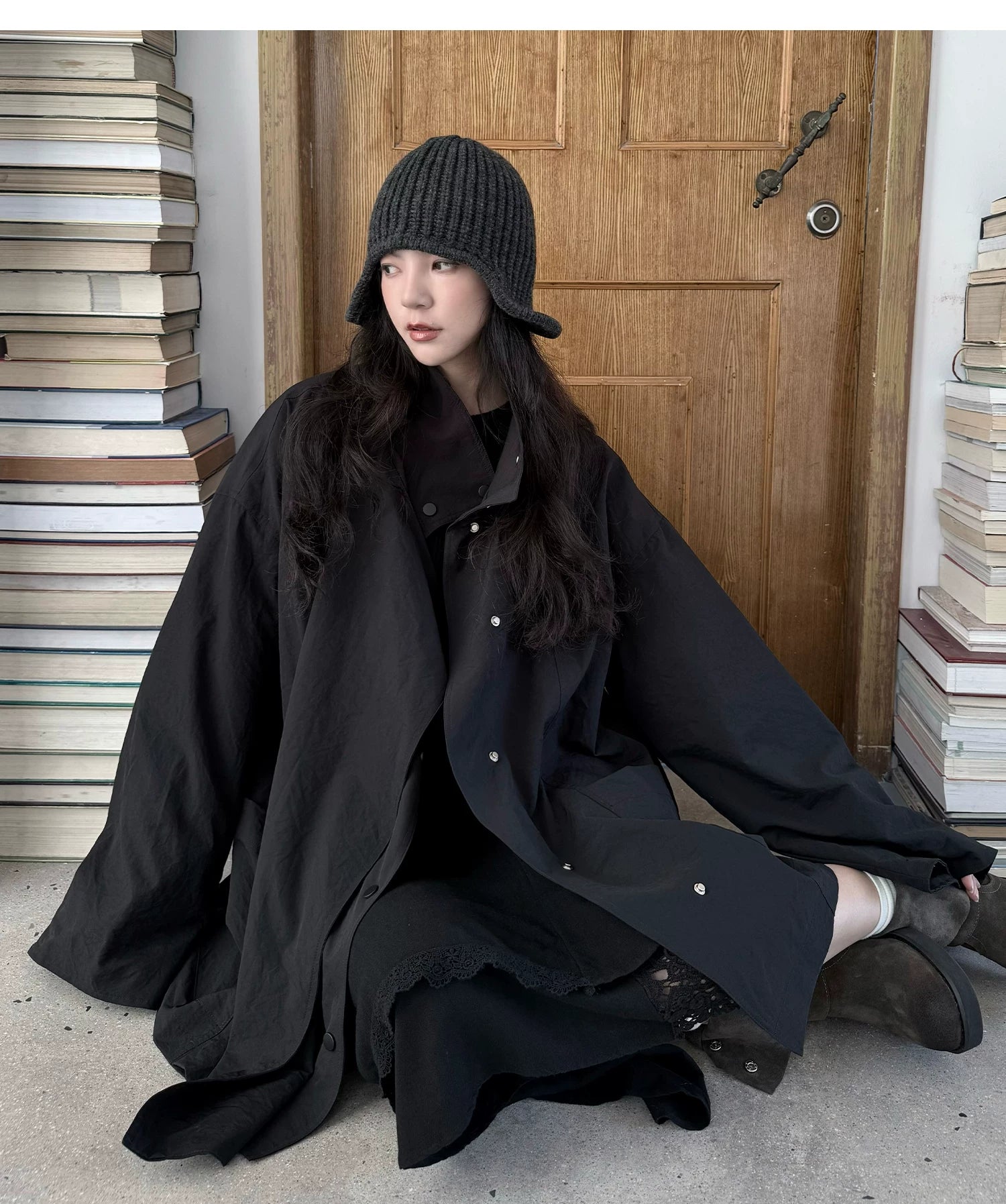 Asymmetric Snap Utility Jacket