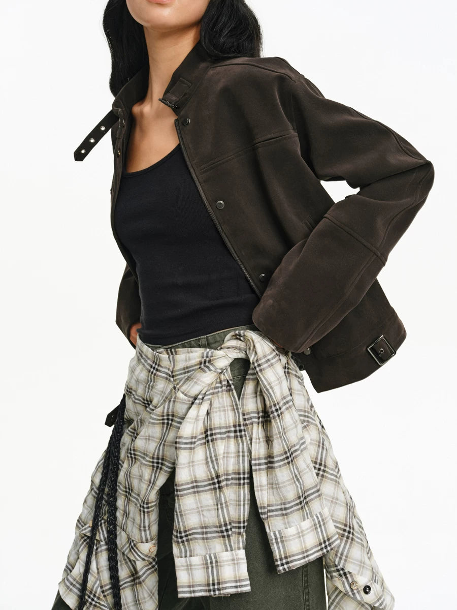Strapline Cropped Jacket