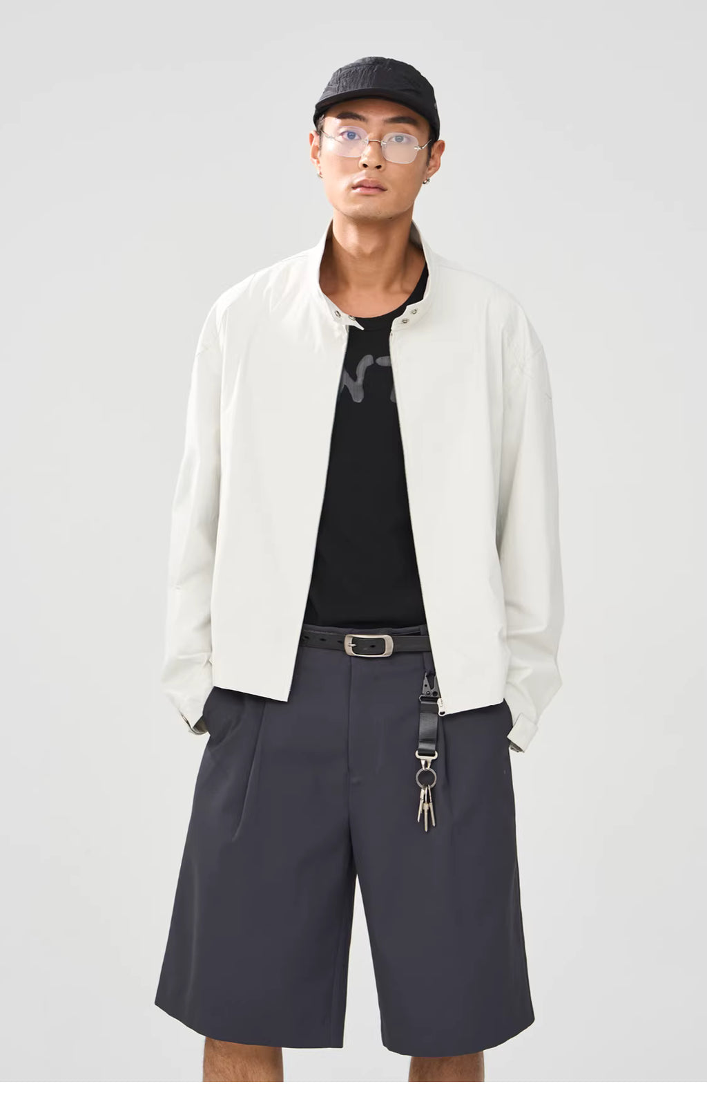 Interval Longline Pleated Suit Shorts