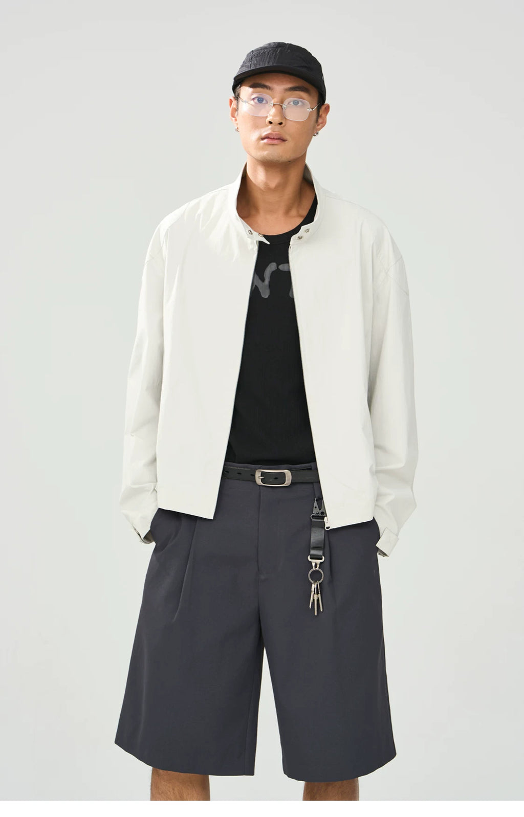 Hollow-Core Tailored Shorts
