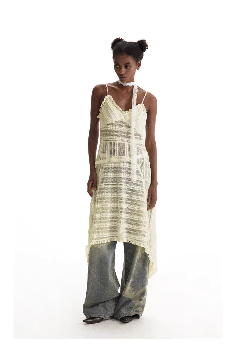 Kinetic Web Midi Dress