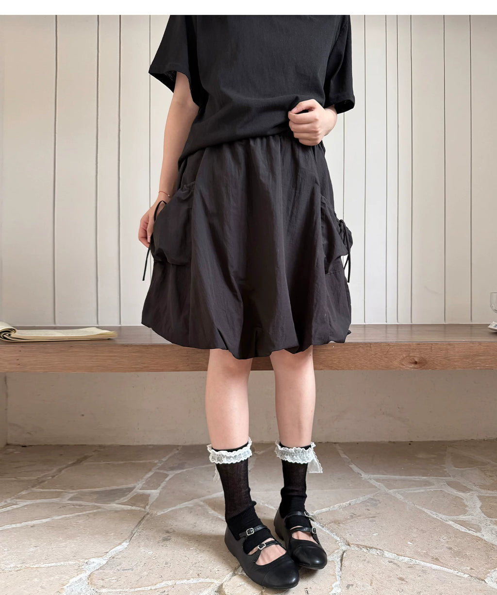 Flower Bud A-Line Skirt