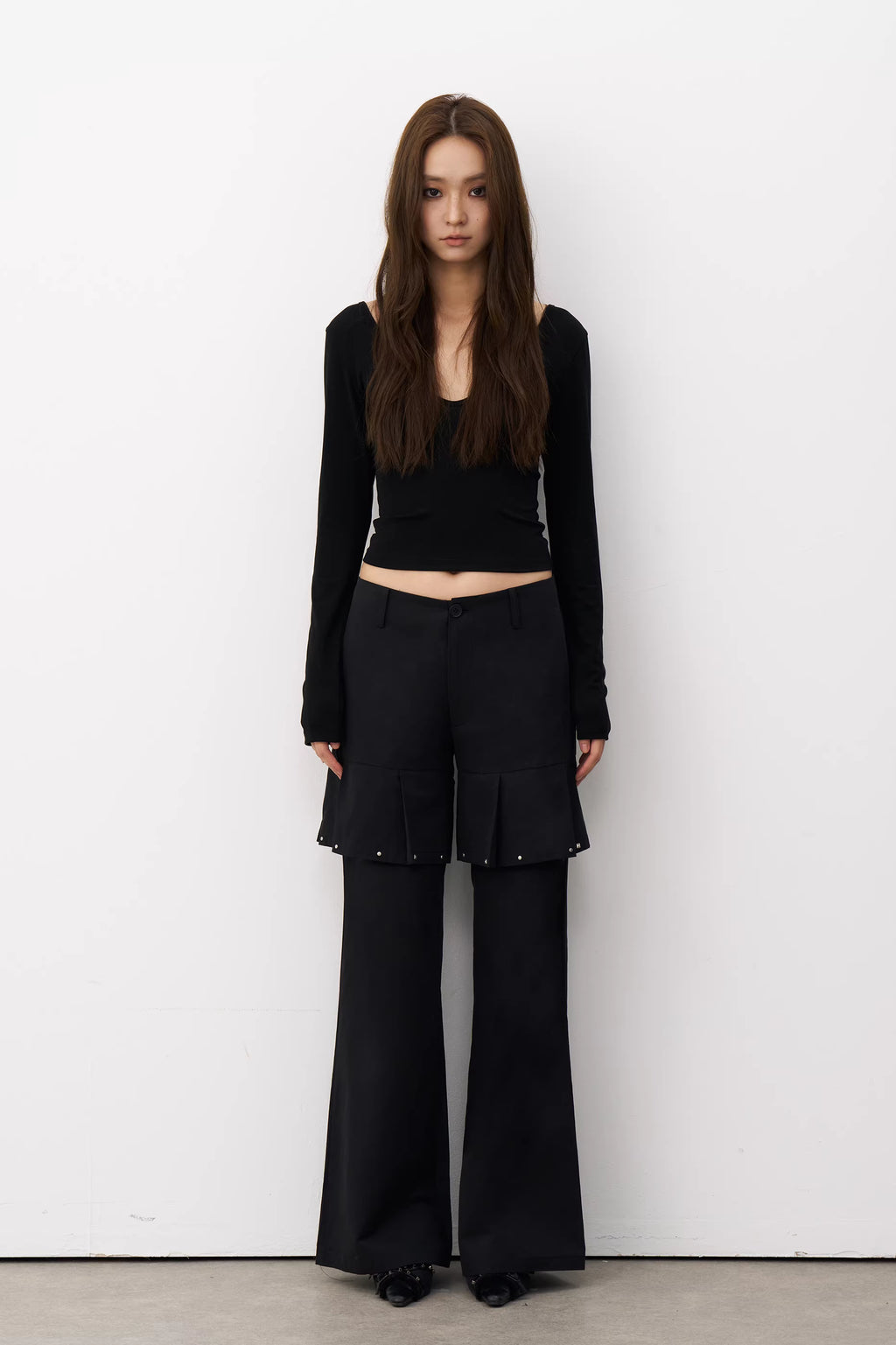 Kings Road Hybrid Flare Trousers