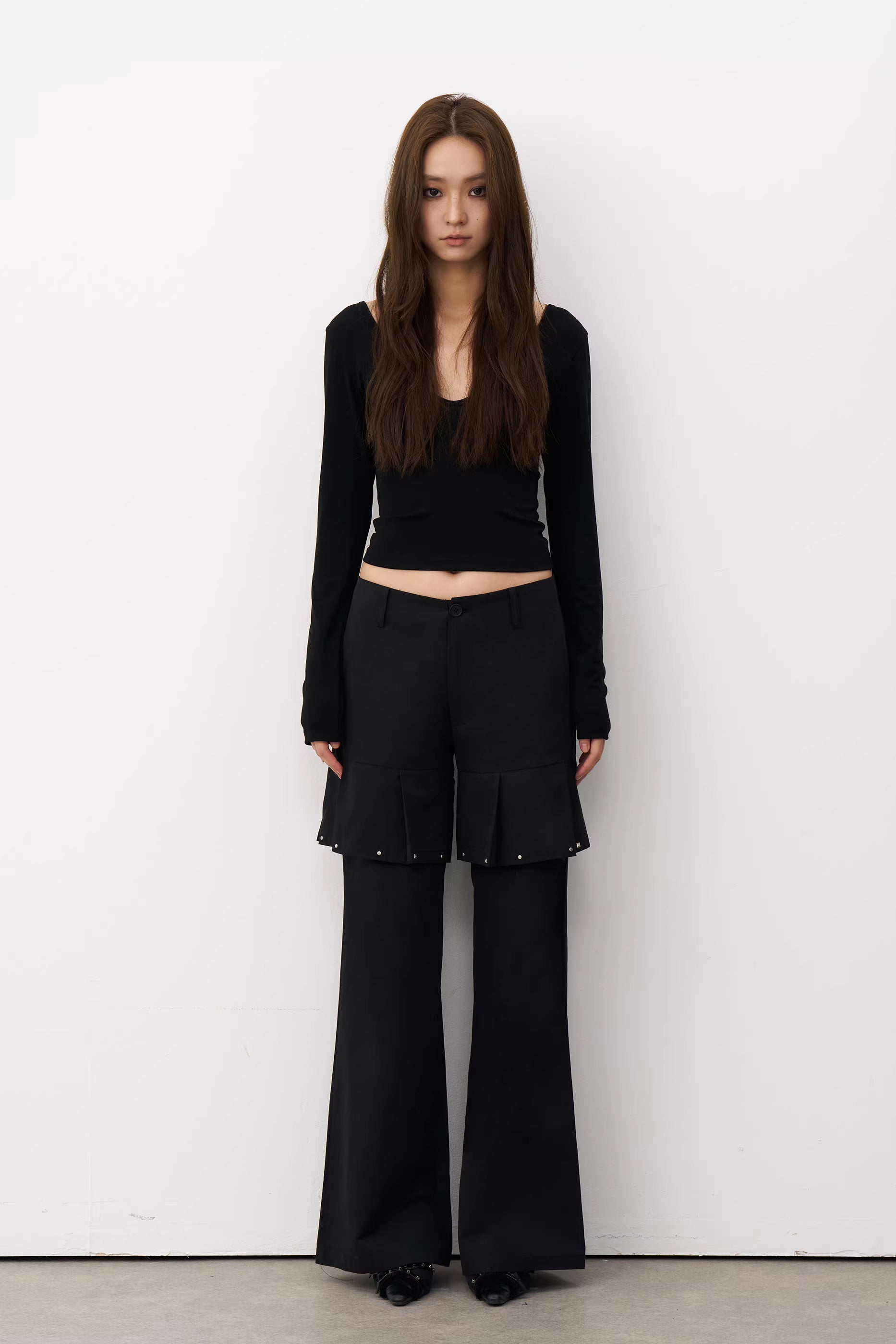Kings Road Hybrid Flare Trousers