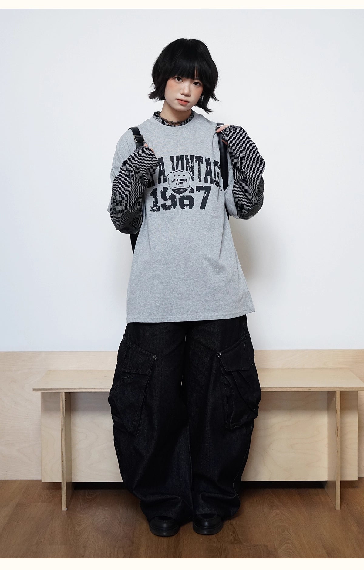 Architectural Barrel-Leg Cargo Denim