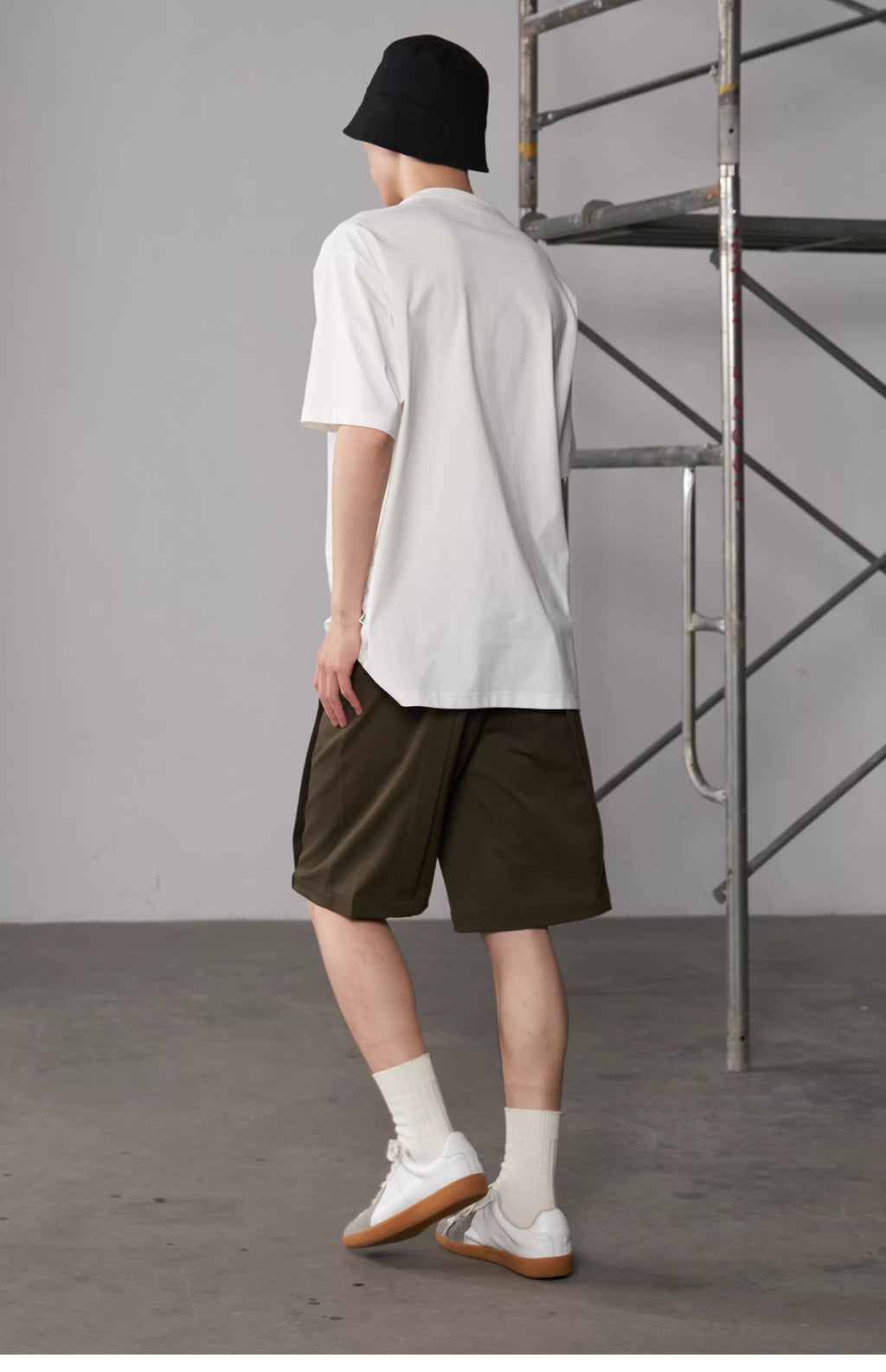 Inverted Box Pleat Shorts