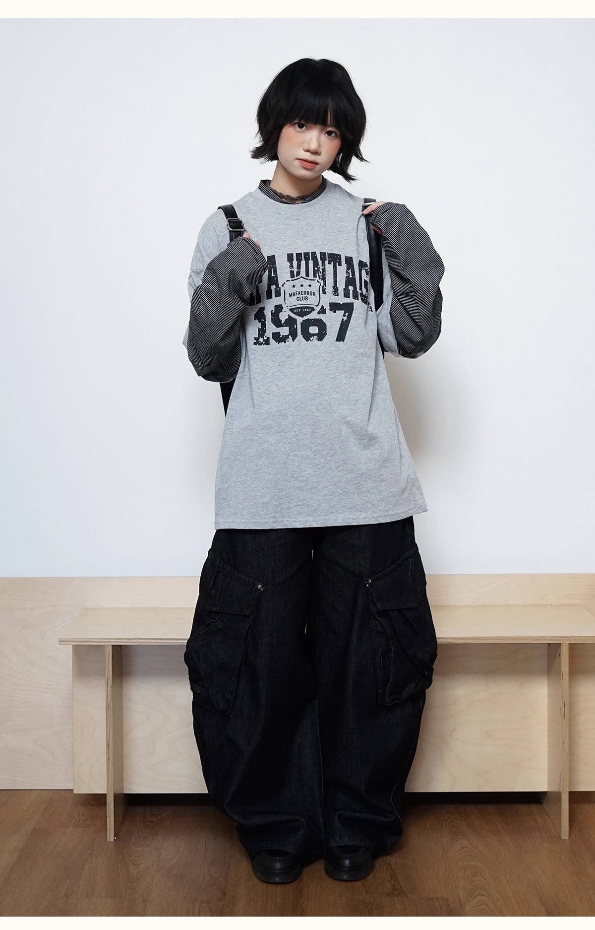 Architectural Barrel-Leg Cargo Denim