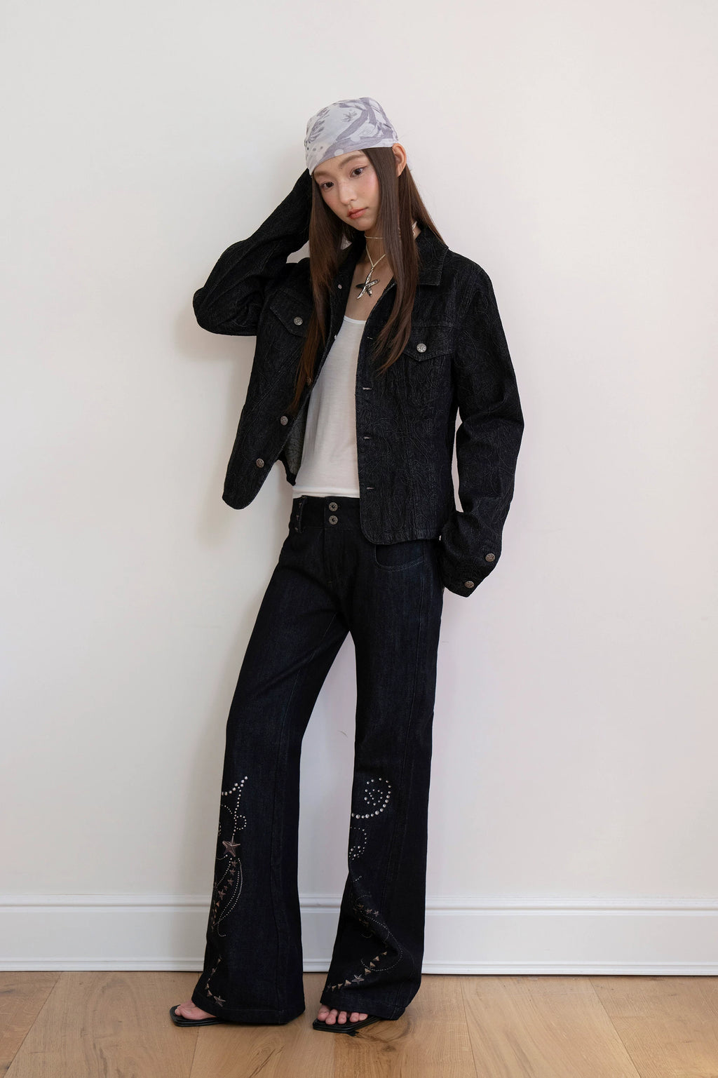 Phantom Stitch Denim Jacket