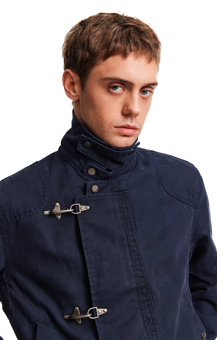 Fireman Clasp Collar Jacket