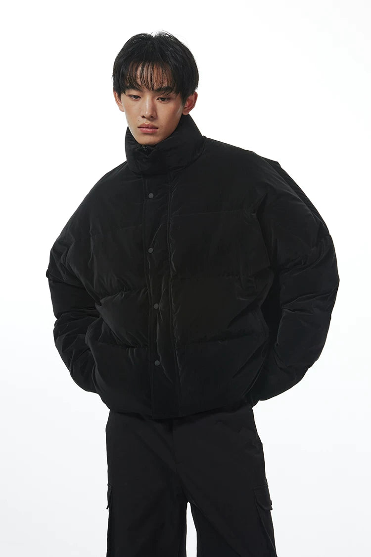 Essential High Collar Puffer Jacket