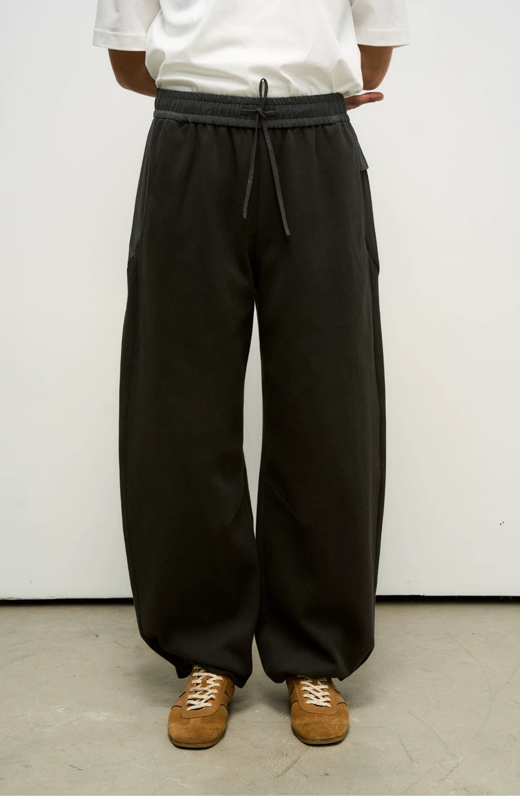 Hybrid Reconstructed Wide-Leg Sweatpants