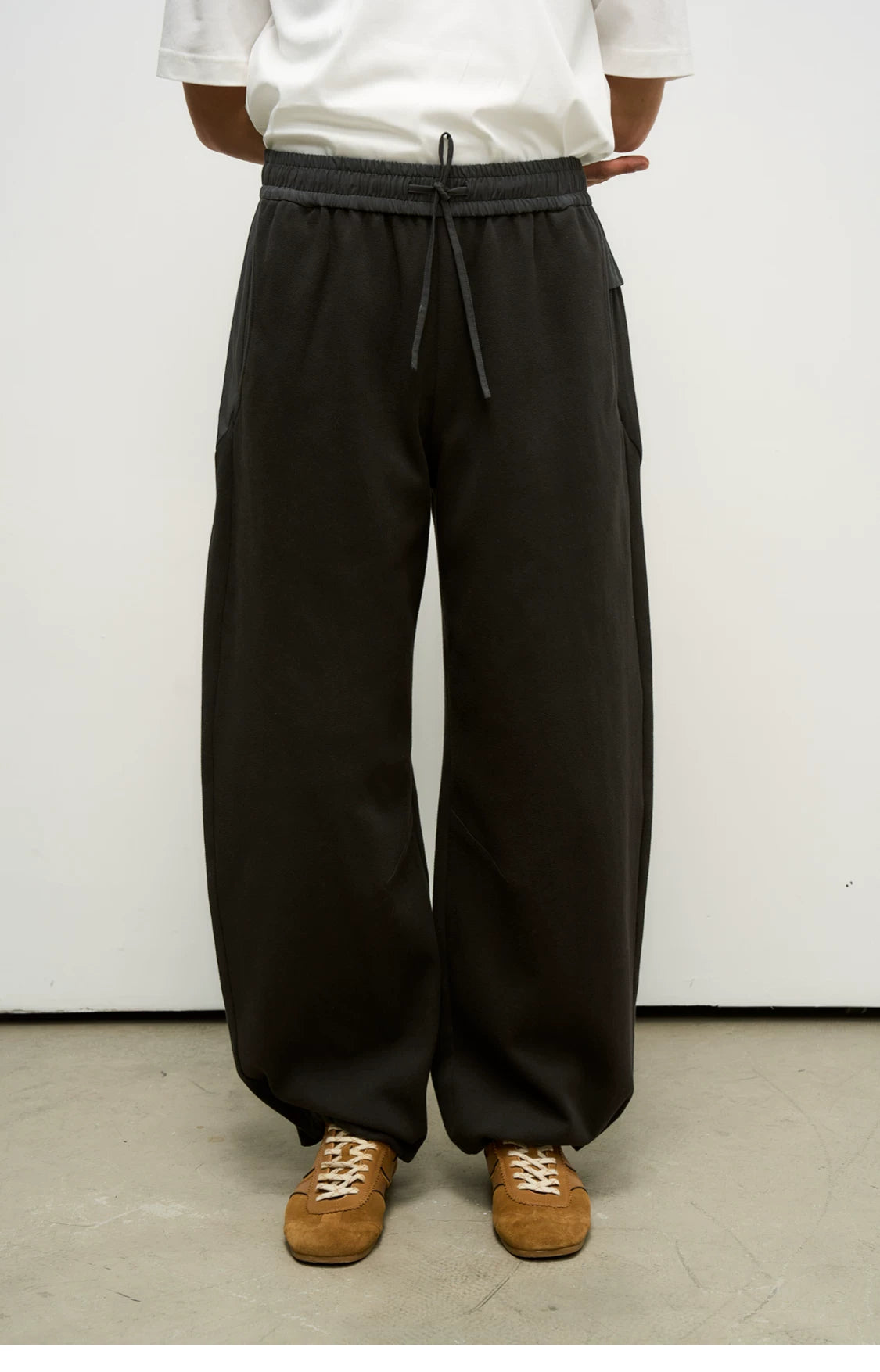 Hybrid Reconstructed Wide-Leg Sweatpants