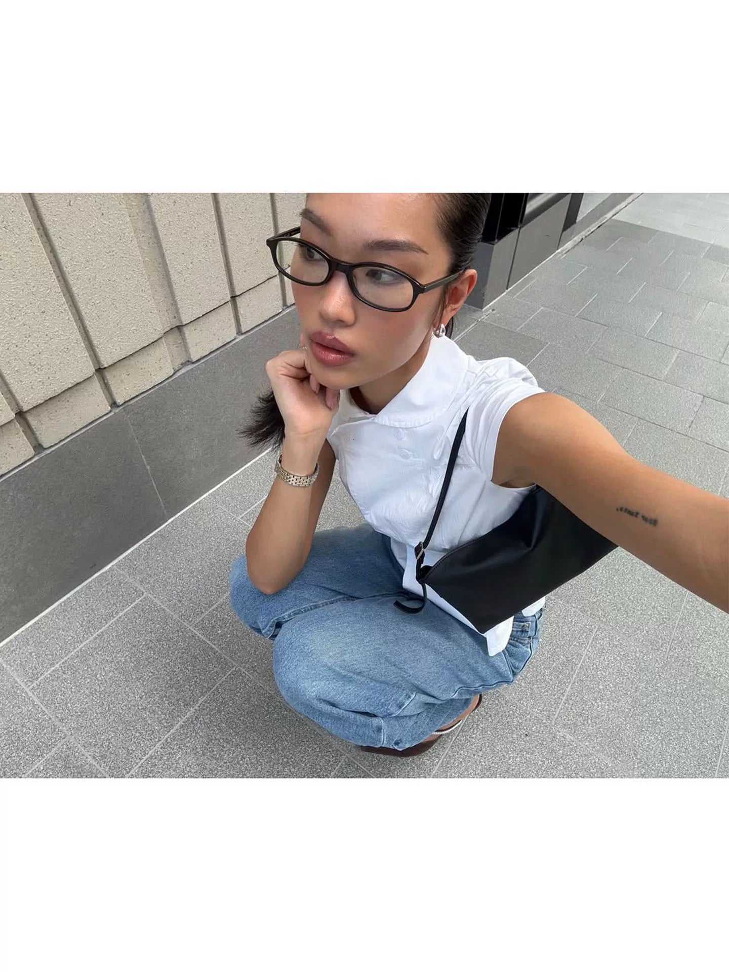 Missy Tailored Cap Sleeve Blouse