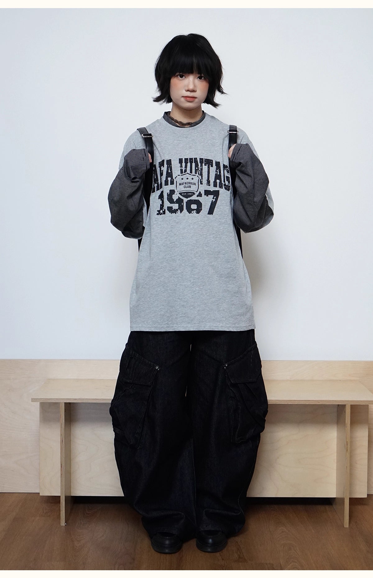 Architectural Barrel-Leg Cargo Denim