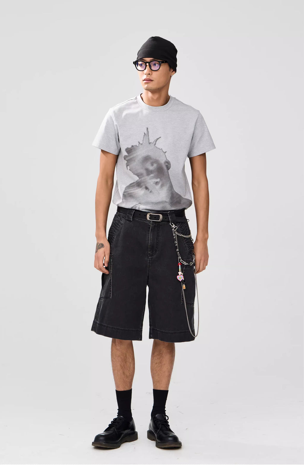 Hankou Subcarrier Negative Film Portrait Print T-shirt