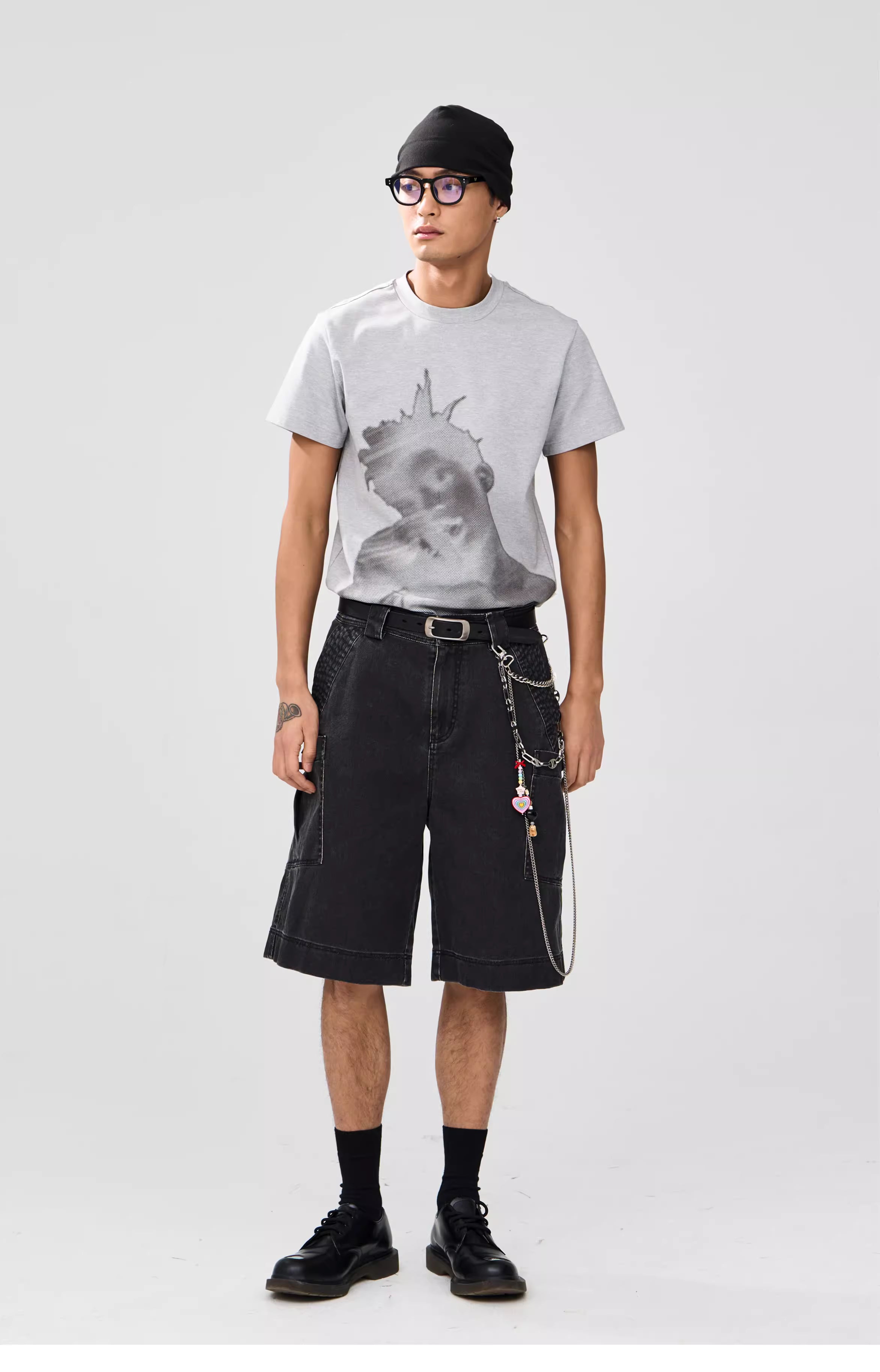 Hankou Subcarrier Negative Film Portrait Print T-shirt
