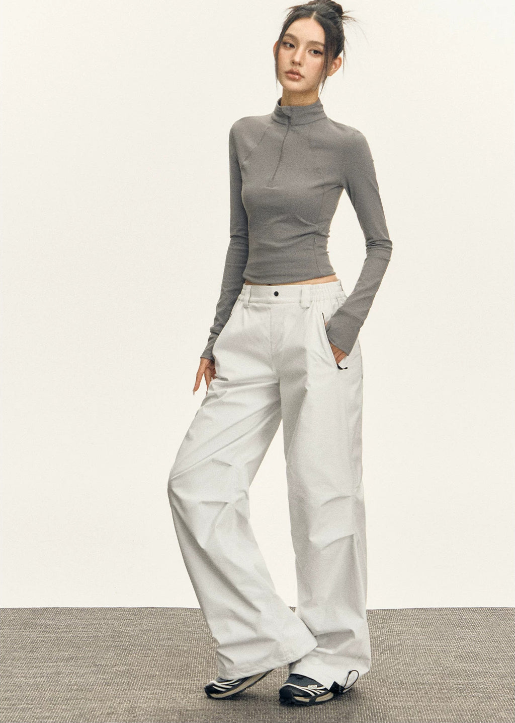 Slate Linear Cargo Pants