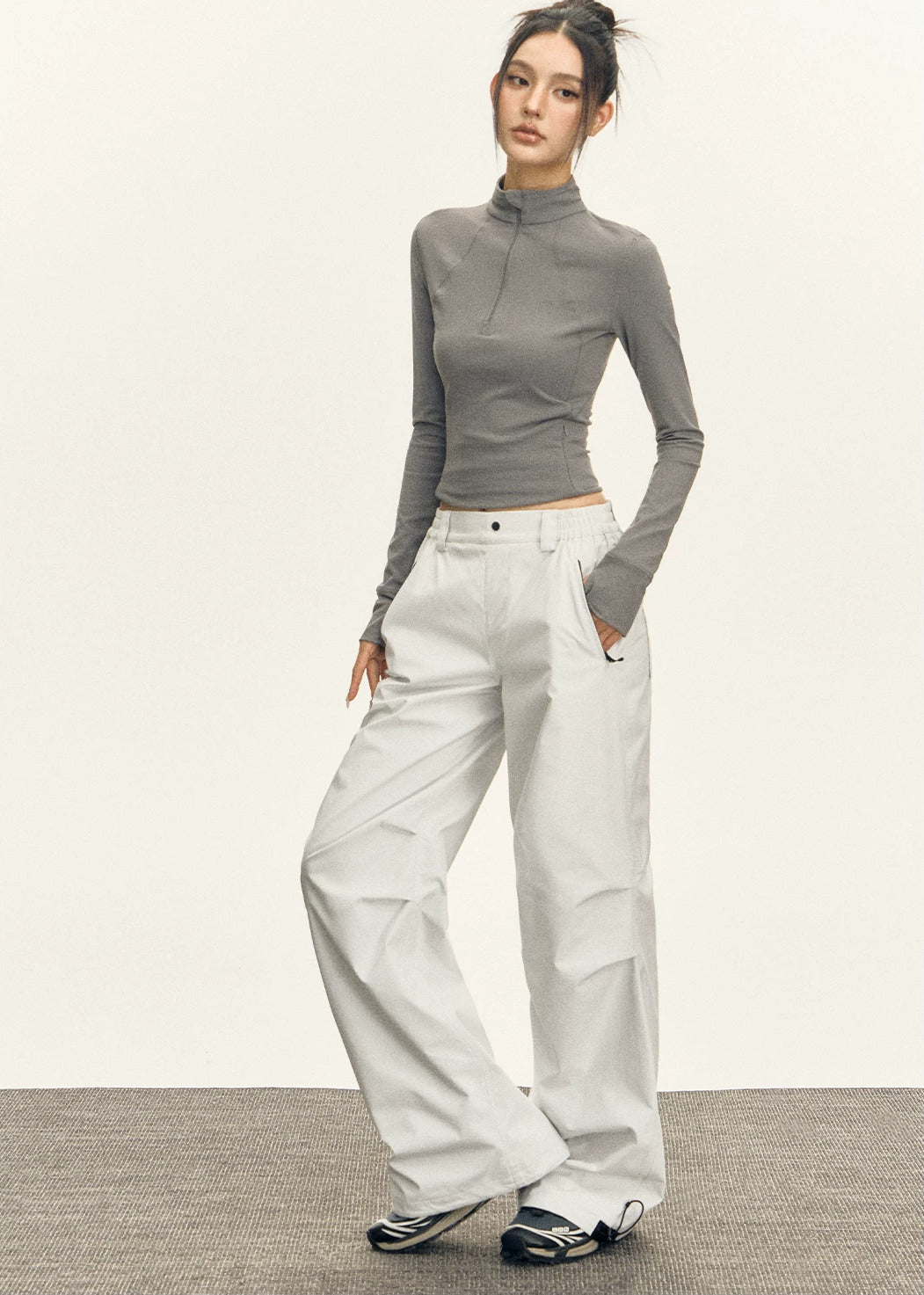 Slate Linear Cargo Pants