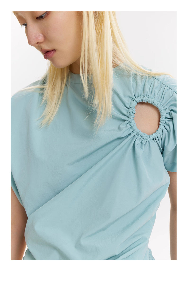 Cut-out Top in Ocean
