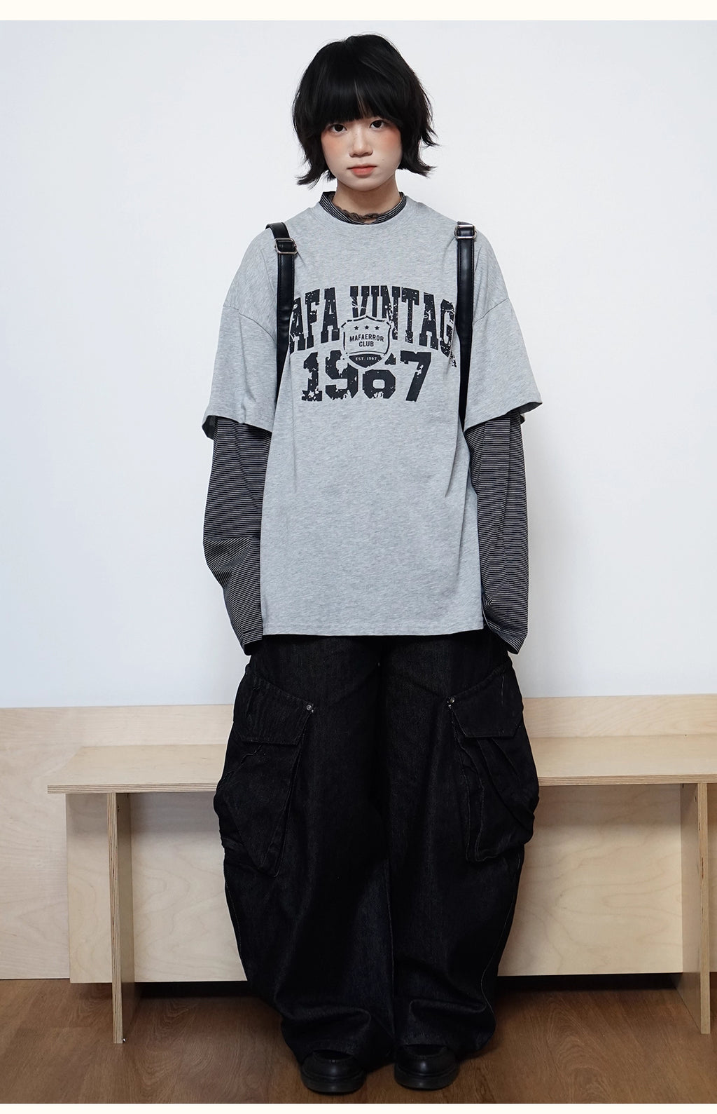 Architectural Barrel-Leg Cargo Denim