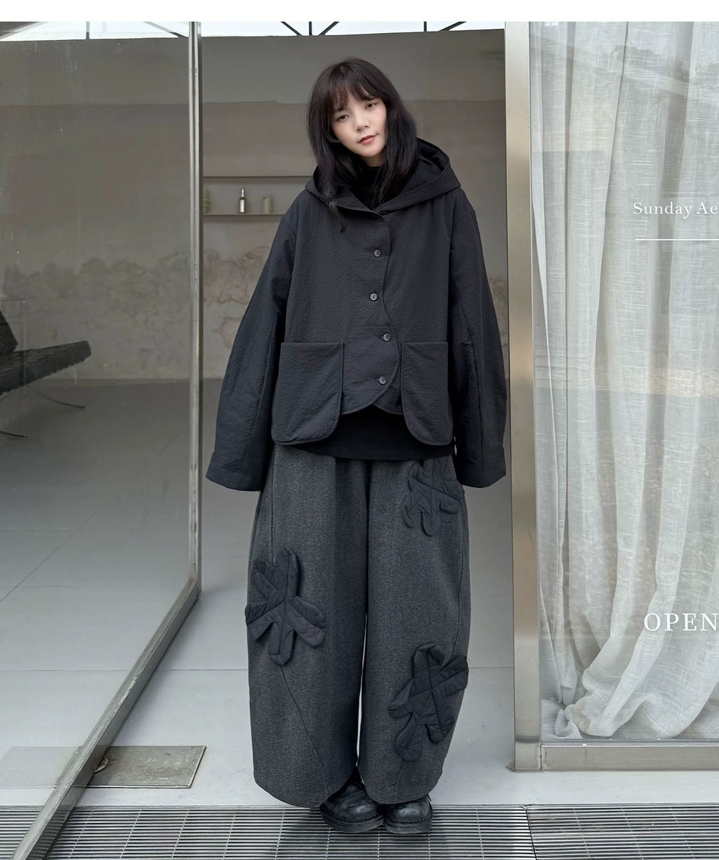 Shadow Hooded Quilted Jacket