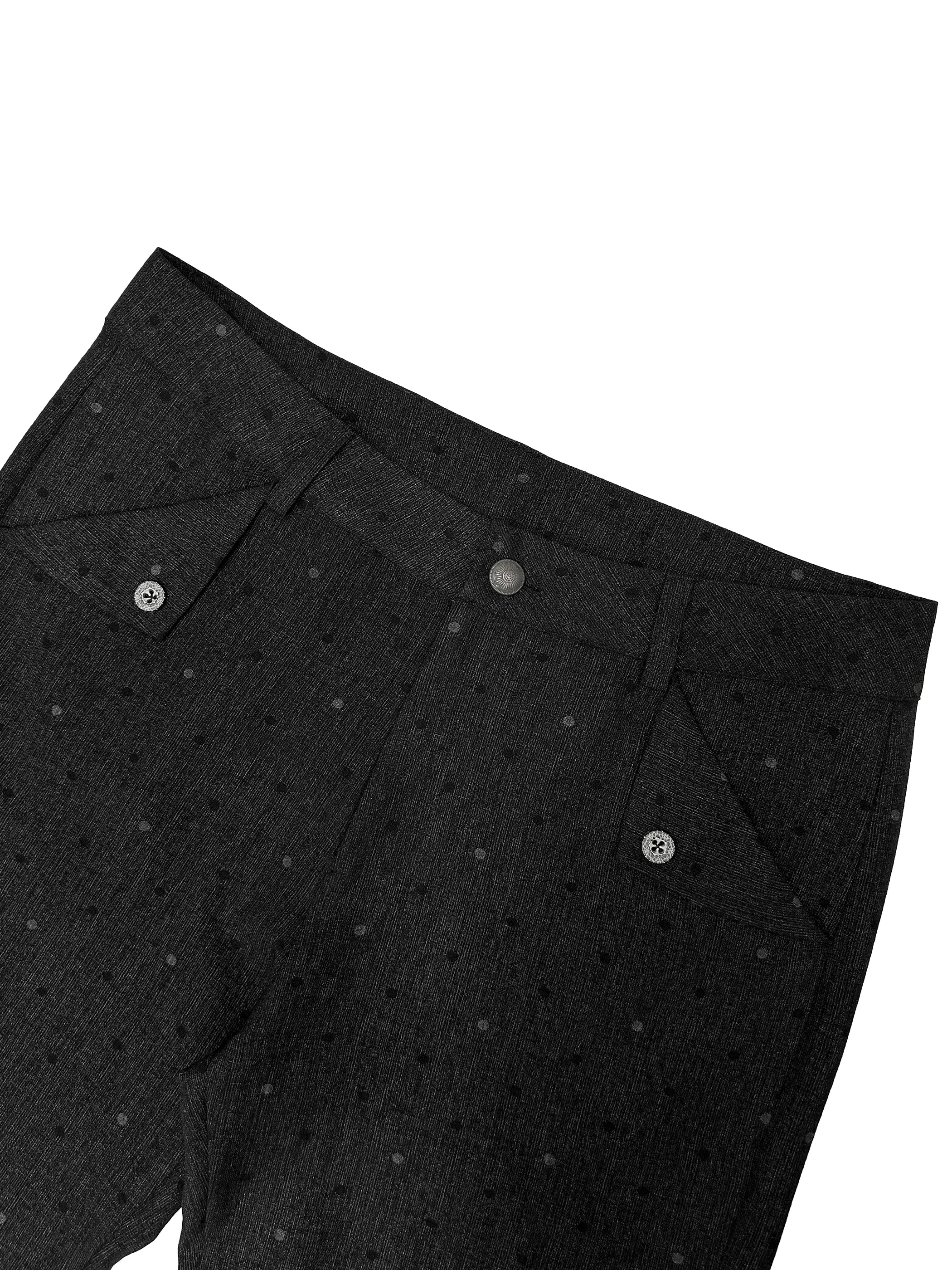 Midnight Fleur Flare Trousers