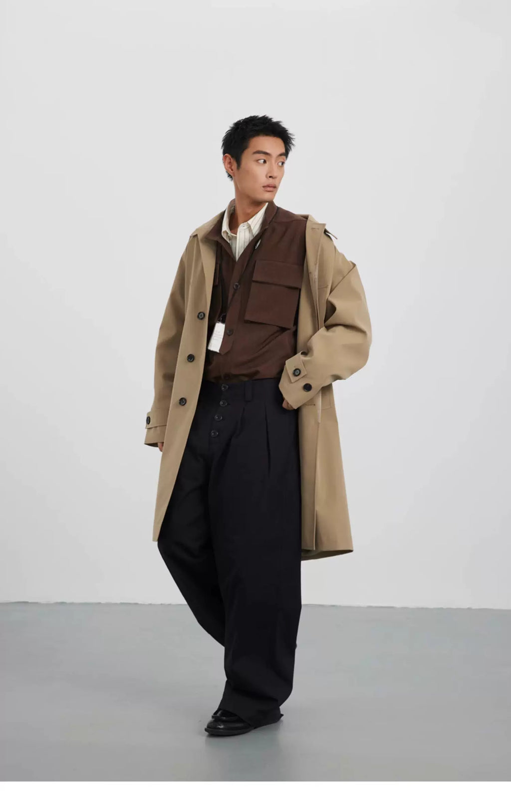 Laterite Pleated Trousers
