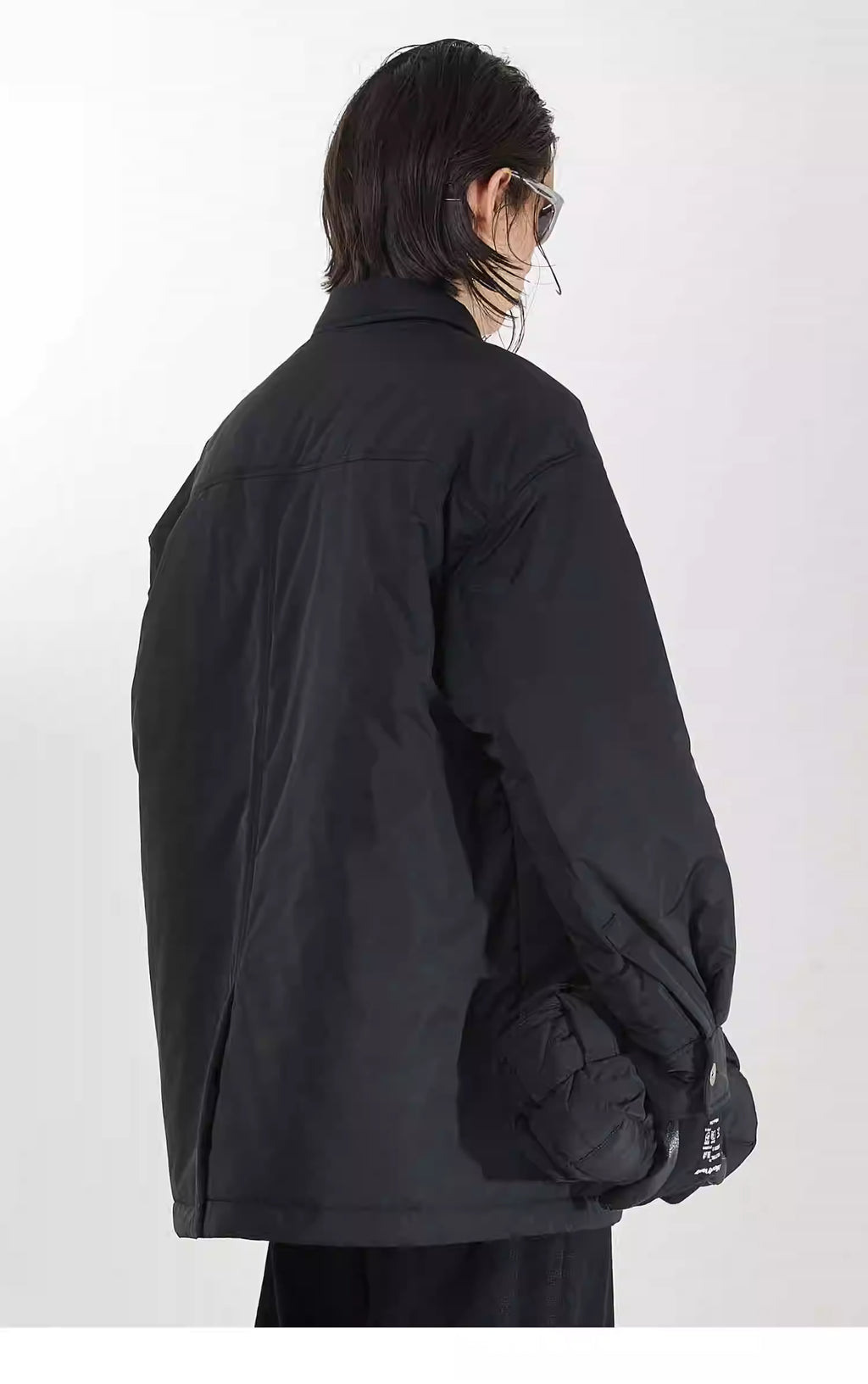 Strobe-Line Staggered Blouson Jacket