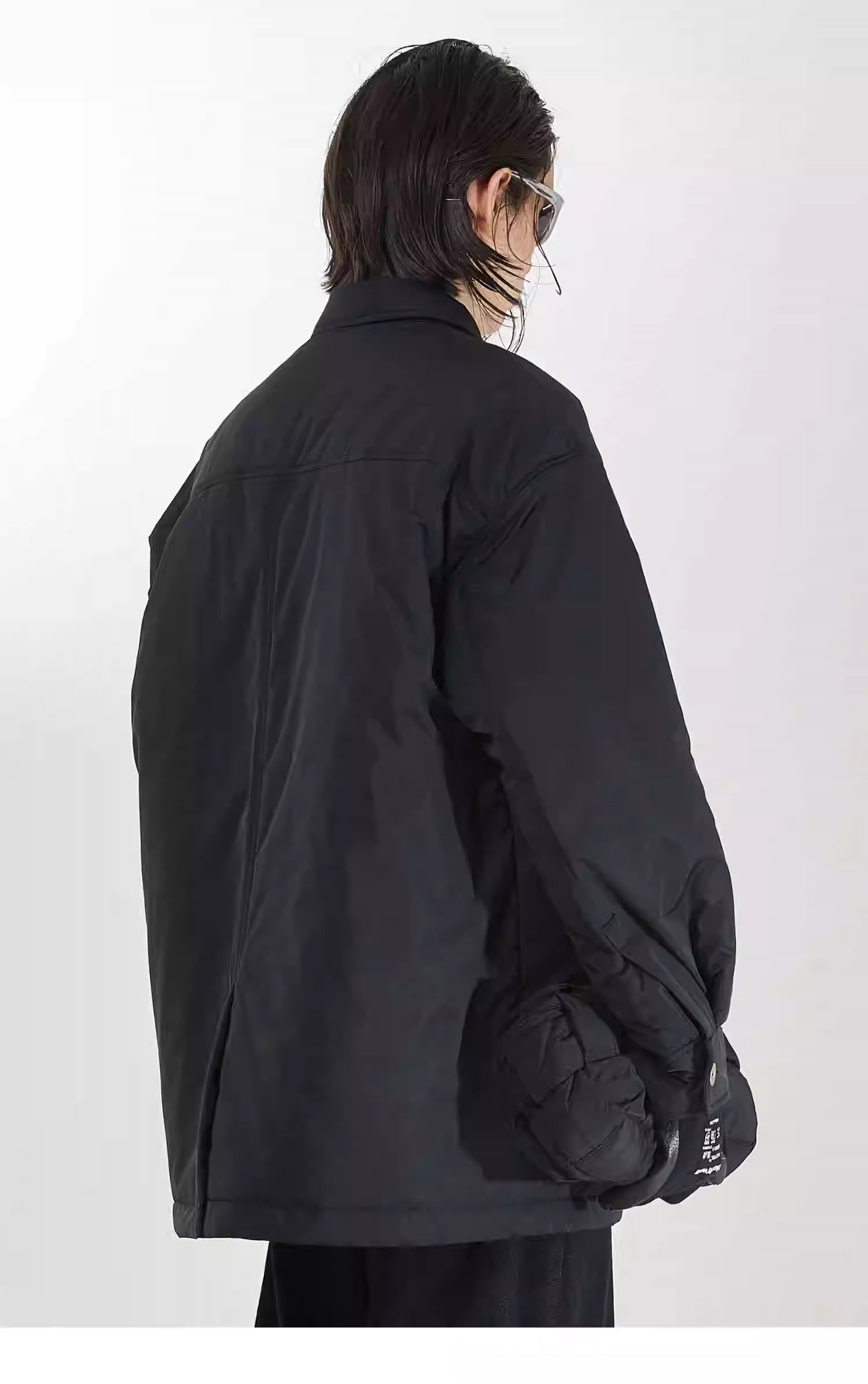 Strobe-Line Staggered Blouson Jacket