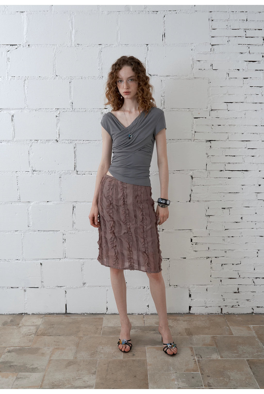 Cross-Drape Top