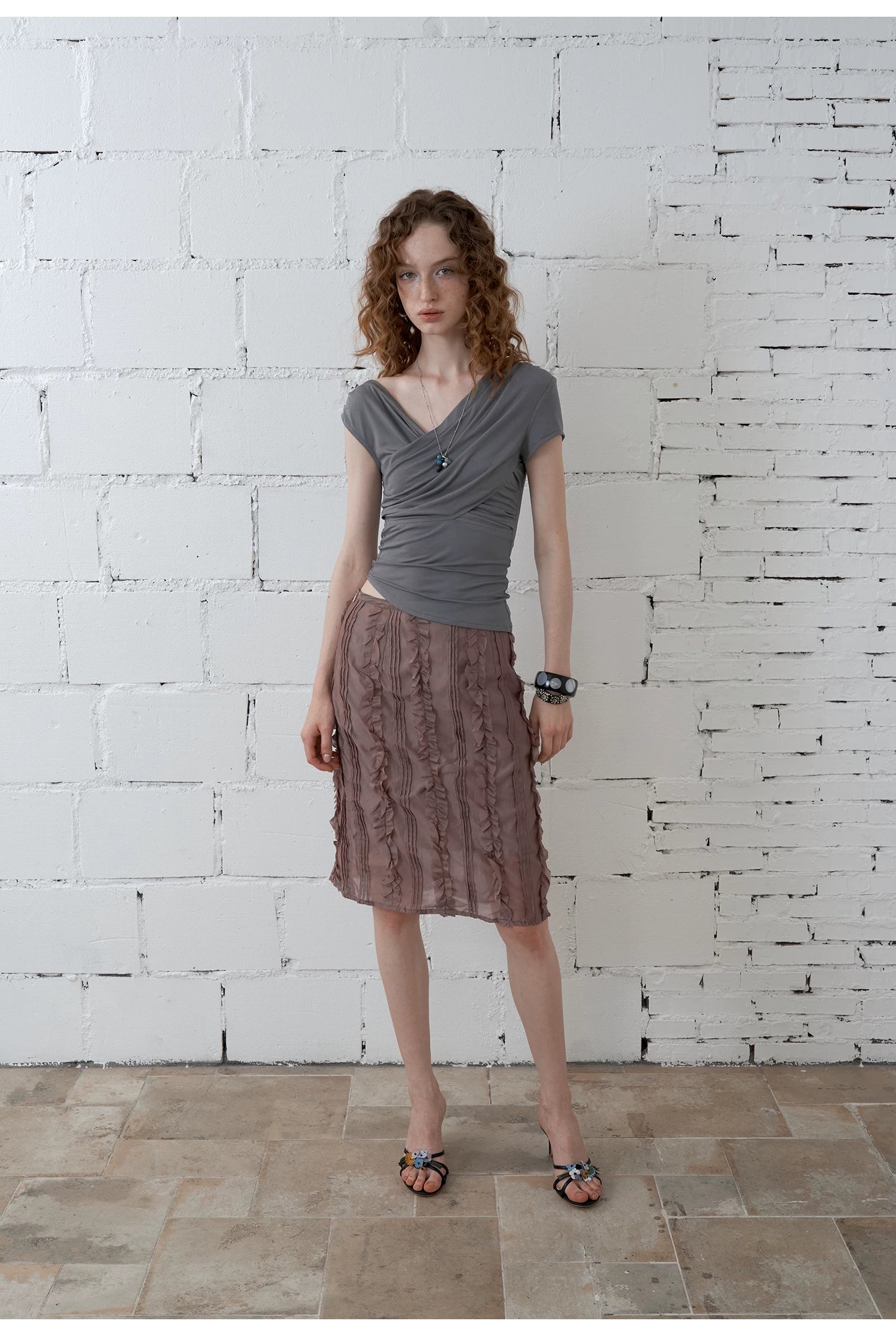 Cross-Drape Top