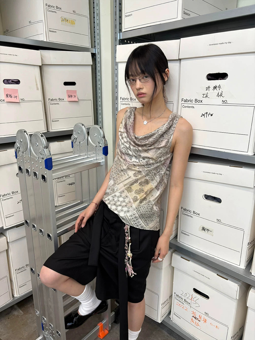 Soft Utility Wool Blend Suit Shorts
