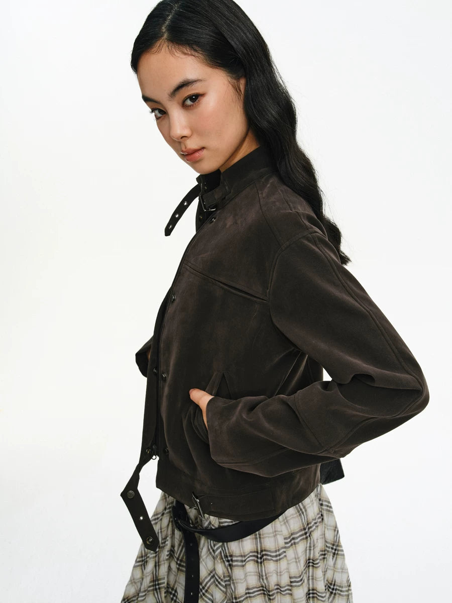 Strapline Cropped Jacket