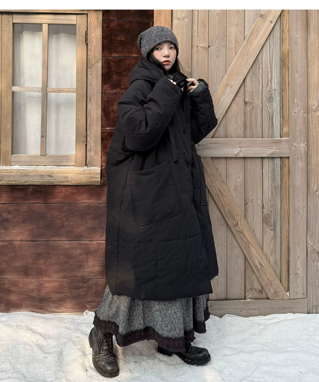 Shelter Oversized Hooded Puffer Coat