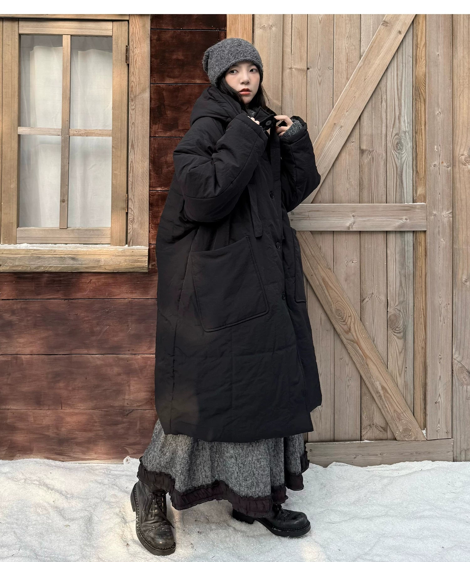 Shelter Oversized Hooded Puffer Coat