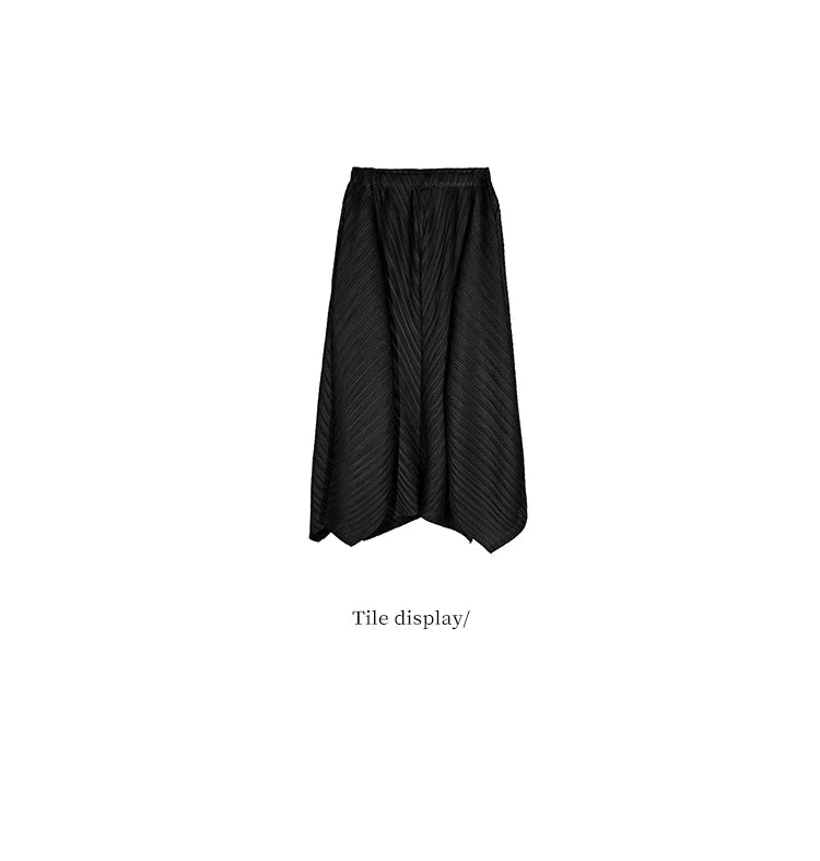 Architectural Pleated Overlay Trousers
