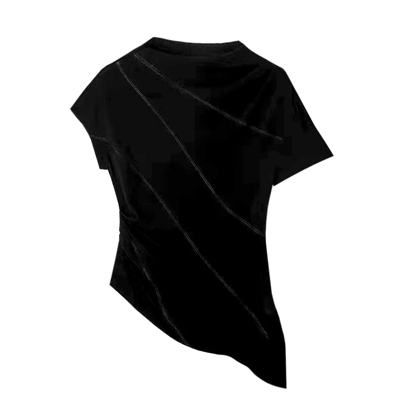 Asymmetrical Drape Top