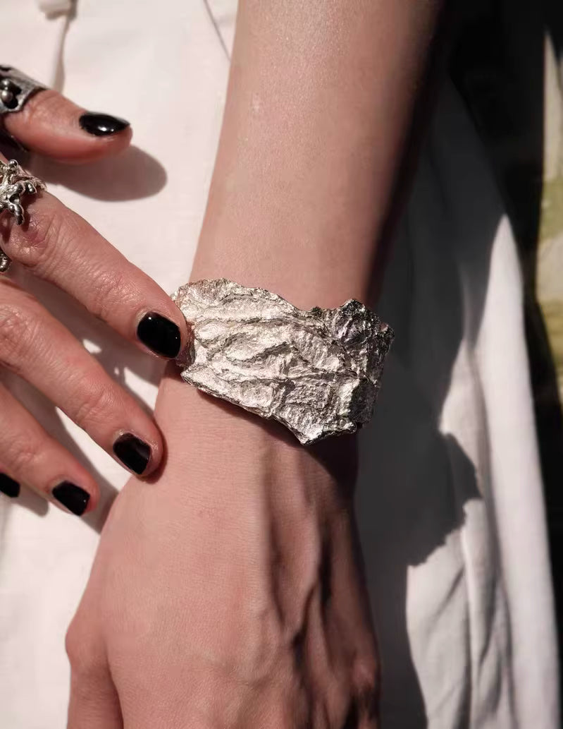 Echo Tectonic Cuff Bracelet